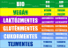 Mentes Bio Vegán termék polc jelölő címke matrica csomagban