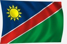 Namíbia zászló