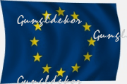 EU Európai Uniós zászló
