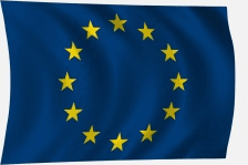 EU Európai Uniós zászló