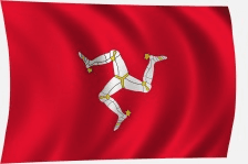 Man-szigete zászló
