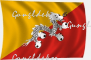 Bhután zászló
