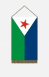 Dzsibuti asztali zászló