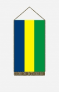 Gabon asztali zászló