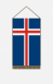 Izland asztali zászló