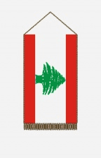 Libanon asztali zászló