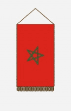 Marokkó asztali zászló