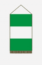 Nigéria asztali zászló