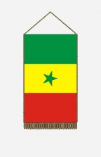 Szenegál asztali zászló