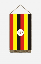 Uganda asztali zászló