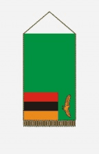Zambia asztali zászló