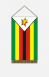 Zimbabwe asztali zászló
