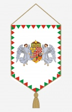 Magyar angyalos autós zászló