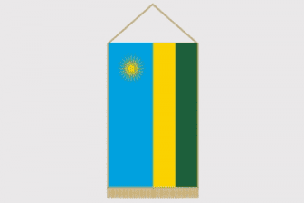 Ruanda asztali zászló