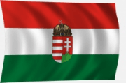 Címeres magyar zászló