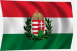 Magyar címeres tölgy-olajágas zászló