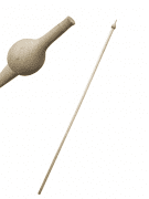 Fa zászlórúd csúcsdísszel 200 cm