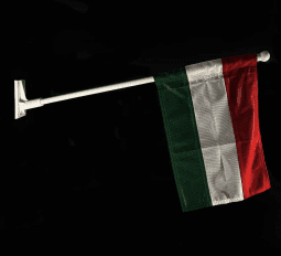 Műanyag felcsavarozható zászlótartó 45x30cm-es zászlókhoz